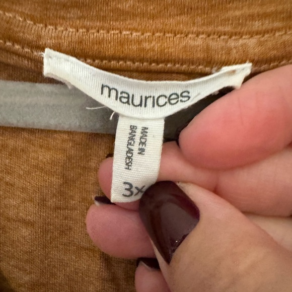 Brown Pumpkin Sunflower Top - Picture 2 of 3